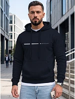 Pánská mikina s kapucí a potiskem „WHATEVER“, tmavě modrá, FashionStreet NX5128BX Pánská mikina s kapucí a potiskem „WHATEVER“, tmavě modrá, FashionStreet NX5128BX