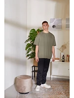 Build your Brand BY 163 Oversize tričko z tězké bavlny 56.0163 union beige