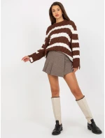 Dámský svetr EM SW 1018 01.26P hnědý