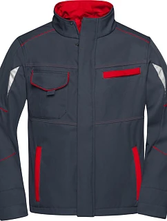 Daiber JN 851 Pracovní letní softshellová bunda - Color 02.0851 carbon/red