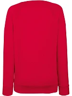Fruit of the Loom Lady-Fit LW Raglan Sweat Dámská raglánová mikina 16.2146 red Fruit of the Loom Lady-Fit LW Raglan Sweat Dámská raglánová mikina 16.2146 red