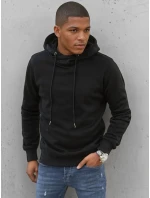 Pánská mikina s kapucí černá FashionStreet BX5429