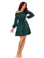 Zelené dámské šaty s volánky model 7789104