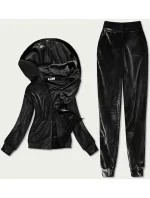 Černý dámský velurový dres (81201) Černý dámský velurový dres (81201)