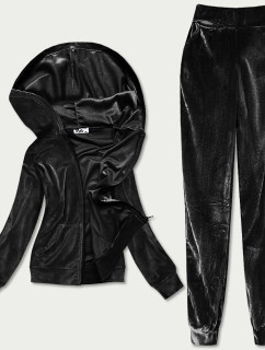 Černý dámský velurový dres (81201)