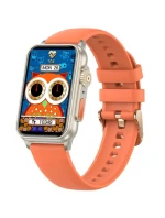 Dámské chytré hodinky RUBICON RNCF06 Titan/Orange SMARUB221 Dámské chytré hodinky RUBICON RNCF06 Titan/Orange SMARUB221