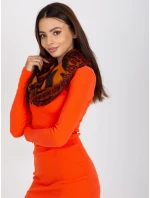 Dámská tunelová šála AT KM S 6162 kaštanová Dámská tunelová šála AT KM S 6162 kaštanová