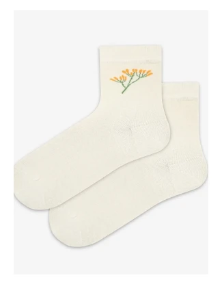 TENKÉ PONOŽKY BARVA 6-11 LET DÍVKY OFF WHITE 27/29 TENKÉ PONOŽKY BARVA 6-11 LET DÍVKY OFF WHITE 27/29