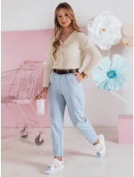 Dámský oversize žebrovaný svetr SWEETDREAM ecru FashionStreet MY2457