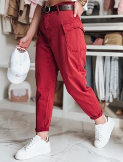 Dámské pytlovité kalhoty GOTRENDI bordó FashionStreet UY2526