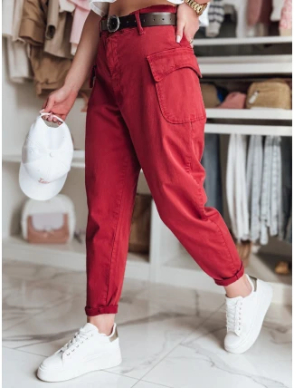 Dámské kalhoty GOTRENDI bordó FashionStreet UY2526