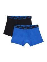 Pánské boxerky Puma 2-Pack modré černé pohodlná bavlna Pánské boxerky Puma 2-Pack modré černé pohodlná bavlna