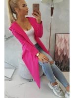 Dlouhá pláštěnka s kapucí fuchsiová Dlouhá pláštěnka s kapucí fuchsiová