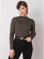 Jumper EM SW MCY02213.91 tmavá khaki