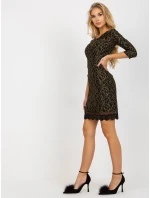 Dámské šaty LK SK 506068 černé a zlaté