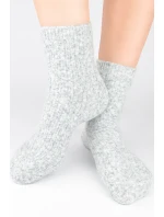 PONOŽKY BEZ TLAKU HLADKÉ S VLNOU SB133