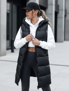 Dámská prošívaná vesta FAR AWAY černá FashionStreet TY3748