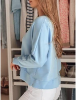 Dámská máslová halenka oversize s přívěskem NUBISS modrá FashionStreet RY2803