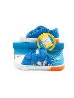 Leomil Sonic dětské sportovní boty lehké tenisky na suchý zip modré červené