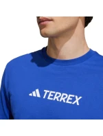 Pánské tričko adidas Terrex Classic Logo modré JF9146 pánské