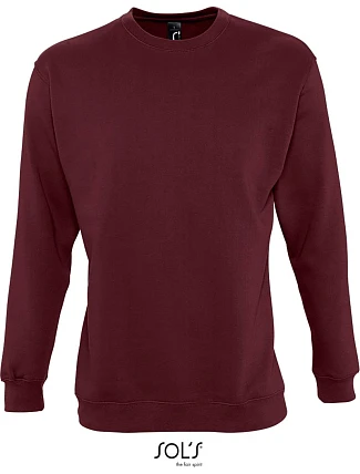 SOL'S New Supreme Unisex mikina 25.3250 burgundy