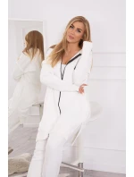 Hřejivá souprava s dlouhou mikinou ecru Hřejivá souprava s dlouhou mikinou ecru