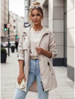 Dámská přechodná bunda parka MEROY šedá FashionStreet TY4287