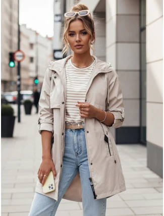 Dámská přechodná bunda parka MEROY šedá FashionStreet TY4287