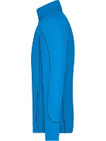 Daiber JN 597 Pánská strukturovaná fleecová bunda 02.0597 aqua/navy Daiber JN 597 Pánská strukturovaná fleecová bunda 02.0597 aqua/navy