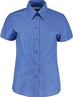 Kustom Kit KK 360 (26-28) Pracovní halenka Oxford s krátkým rukávem 43.360X italian blue