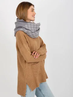 Tunelová šála AT KM 9501.10 šedá