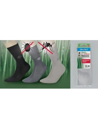 Unisex ponožky Mosquito Stop 03-2021 černé - DeoMed Unisex ponožky Mosquito Stop 03-2021 černé - DeoMed