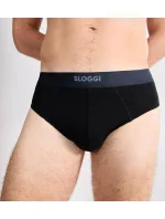 Pánské slipy EVER Ease Brief 2P - BLACK - černé 0004 - SLOGGI