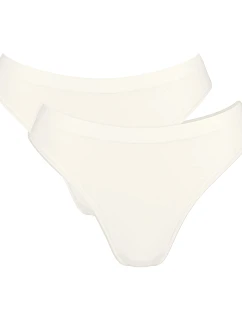 Dámské kalhotky GO Sense High leg 2P - WHITE - bílé 00GZ - SLOGGI
