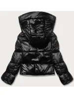 Černá matná dámská zimní bunda ve třech délcech (AG3-3037)