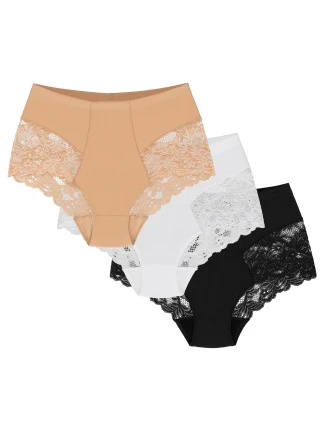 Wol-Bar Slimea 3-pack barva: béžová-bílá-černá Wol-Bar Slimea 3-pack barva: béžová-bílá-černá