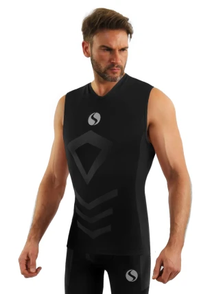 Thermo Tílko CL38 černé - Sesto Senso