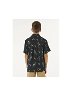 Chlapecká košile RIP CURL Eternal Shred Ss Shirt-Boy, černá Chlapecká košile RIP CURL Eternal Shred Ss Shirt-Boy, černá