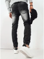 Pánské džínové kalhoty jogger černé FashionStreet UX4222