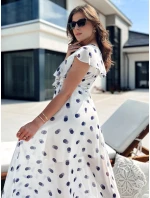 MARISOL maxi šaty světle šedé FashionStreet EY2501