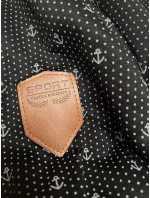 Černá dámská rozepínací mikina se stahovacími lemy (2306)