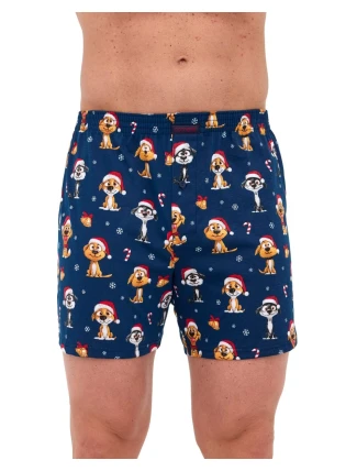 Pánské trenýrky 016/20 Dogs - CORNETTE Pánské trenýrky 016/20 Dogs - CORNETTE