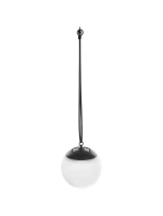 SOLÁRNÍ LAMPA PLASTOVÁ KOULE ZÁVĚSNÁ 20CM