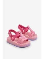 Dětské vonící sandálky Na suchý zip ZAXY LL385027 Růžové