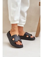 Pěnové Pantofle S Výřezy Černé Neladith Pěnové Pantofle S Výřezy Černé Neladith