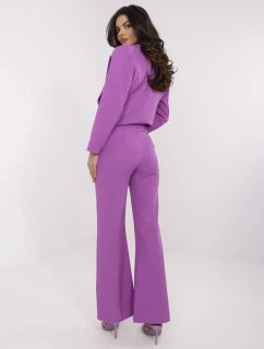 Kalhoty DHJ SP 18737.08 fialové