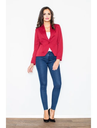 Bunda Mariel M158 vínová - Figl Bunda Mariel M158 vínová - Figl