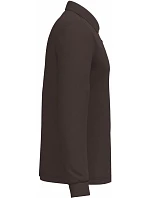 Kariban K 243 Pánské piqué polo s dlouhým rukávem 20.K243 chocolate
