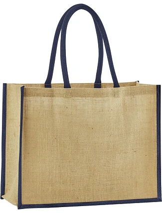 Westford Mill W 470 Jutová nákupní taška "Classic" 50.0470 natural/navy Westford Mill W 470 Jutová nákupní taška "Classic" 50.0470 natural/navy