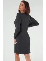 Italská móda Akord tunika dlouhá barva: c.melange